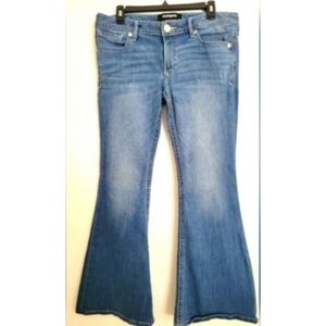 Express Low Rise Bell Flare Jeans